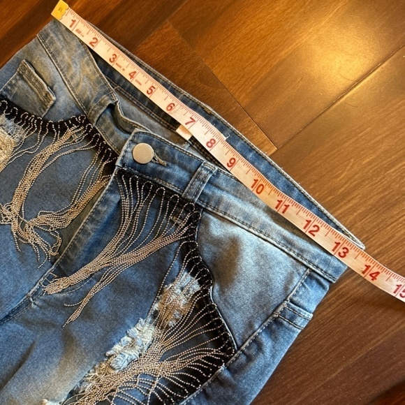 HOT & DELICIOUS Bling pants/jeans size Small - Picture 8 of 10